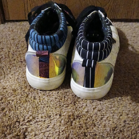 Disney Womens Sneakers with Black, White, and Blue Accents - Picture 3 of 11